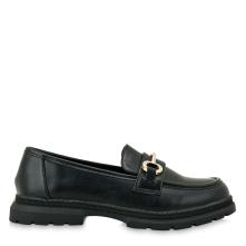 Loafer για κοριτσι σε μαύρο χρώμα EXE Kids TA85L4132001  Collection FW2024 Collection FW2024