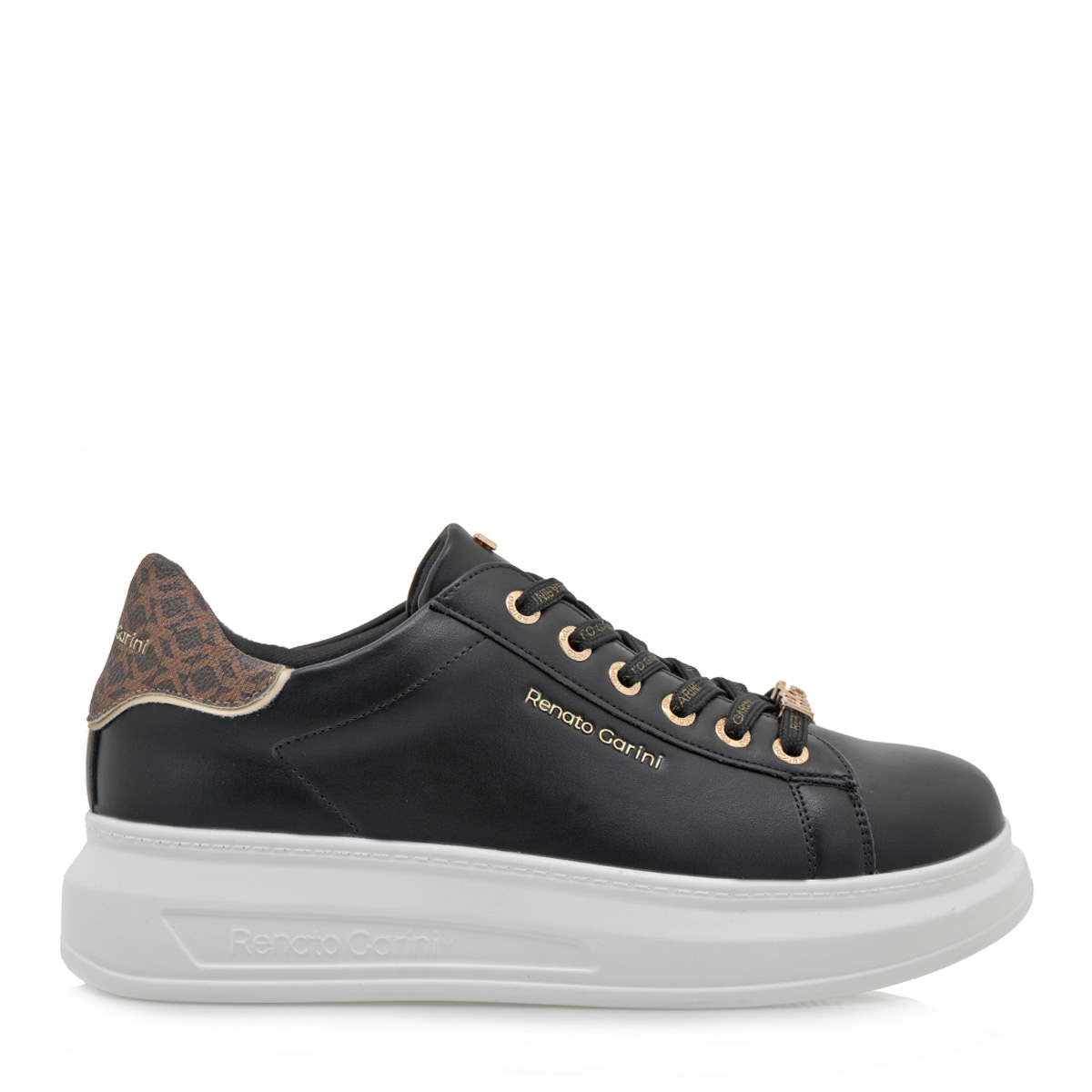 Γυναικείο sneaker σε μαύρο χρώμα Renato Garini  Τ119R2582Κ72 Collection FW2024