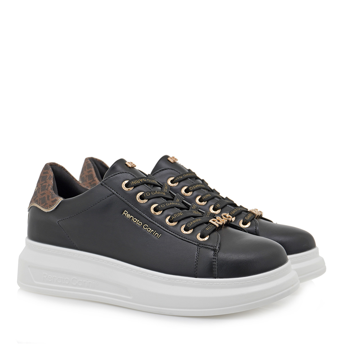 Γυναικείο sneaker σε μαύρο χρώμα Renato Garini  Τ119R2582Κ72 Collection FW2024