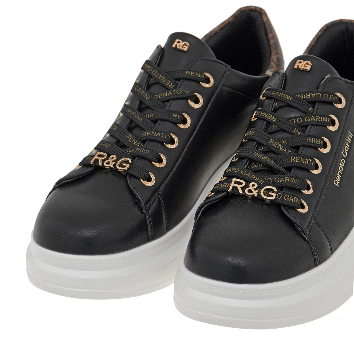 Γυναικείο sneaker σε μαύρο χρώμα Renato Garini  Τ119R2582Κ72 Collection FW2024