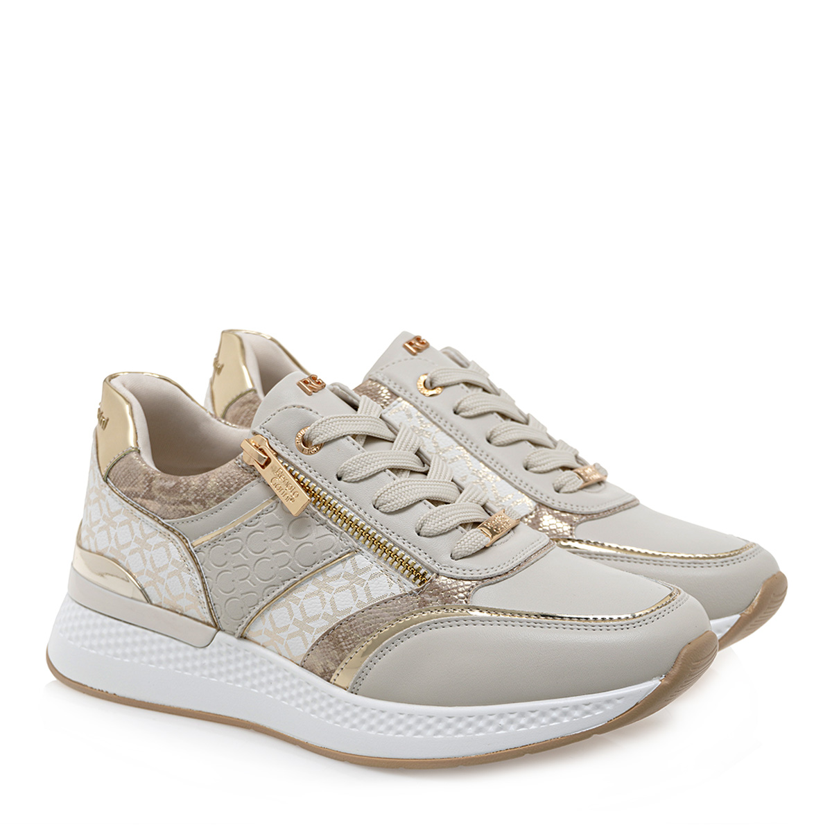 Γυναικείο Sneaker σε off white χρώμα Renato Garini  Τ119R322292Χ Collection FW2024