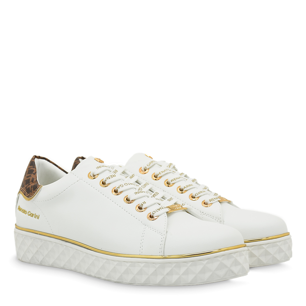 Γυναικείο sneaker σε ασπρο χρώμα Renato Garini  Τ119R426225Μ Collection FW2024