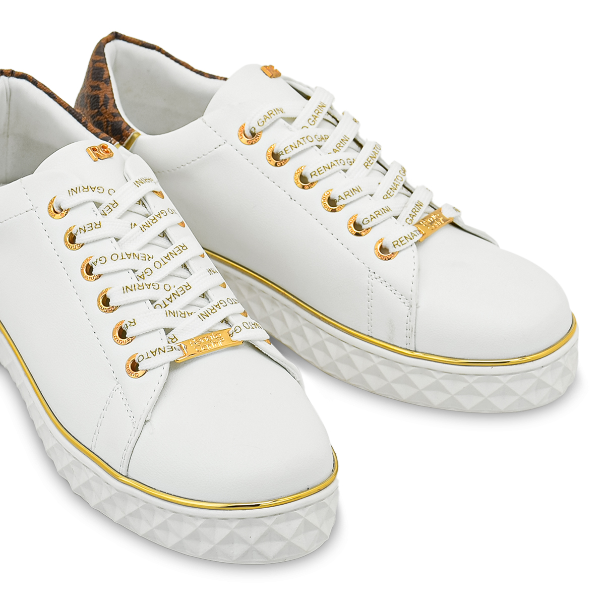 Γυναικείο sneaker σε ασπρο χρώμα Renato Garini  Τ119R426225Μ Collection FW2024