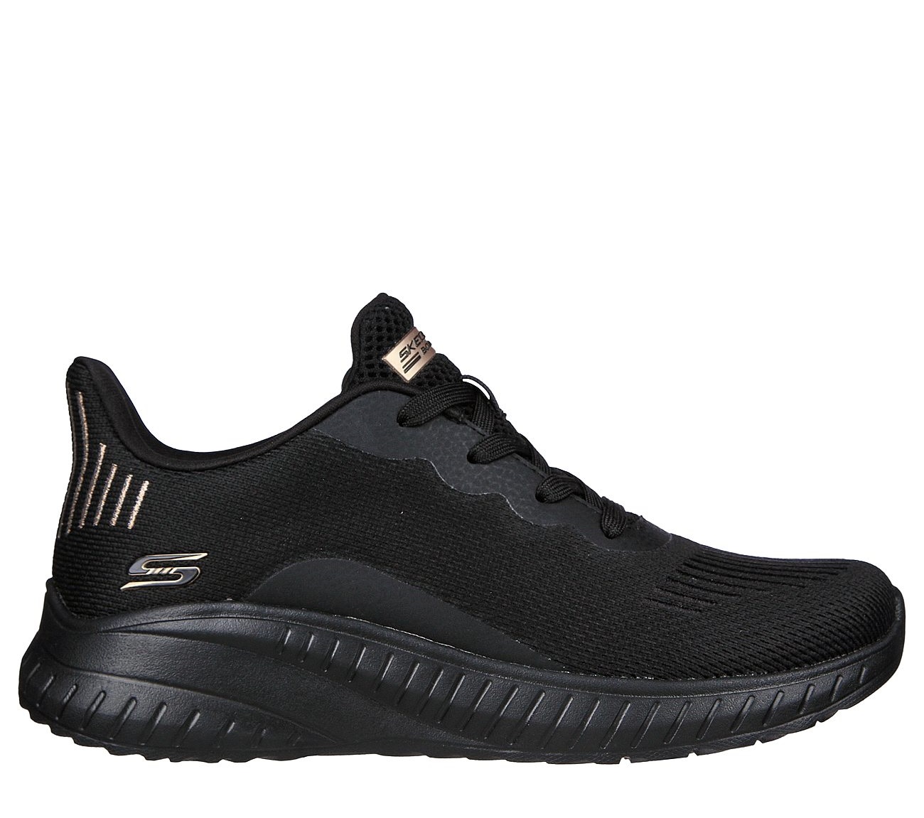 Γυναικείο sneaker σε μαύρο χρώμα BOBS Squad Chaos - Electric Edge Skechers  117225-ΒΒΚ Collection FW2024