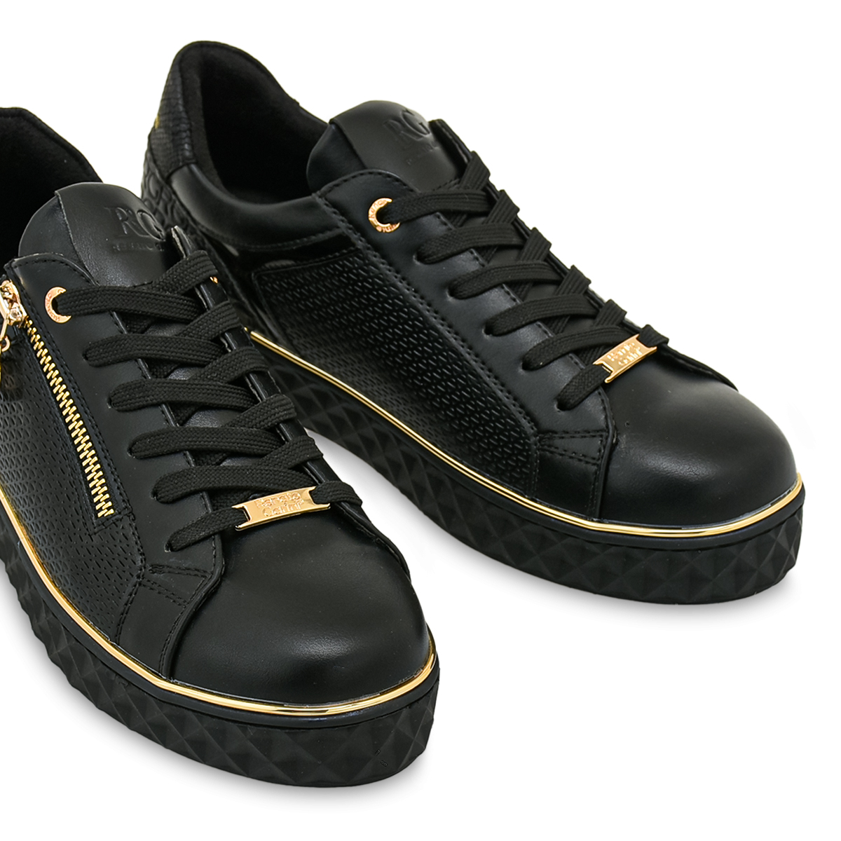 Γυναικείο Sneaker σε μαύρο χρώμα Renato Garini  Τ119R60623F0 Collection FW2024