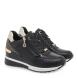 Γυναικείο sneaker σε μαύρο χρώμα Renato Garini Τ119R0523Κ72 Collection FW2024-1