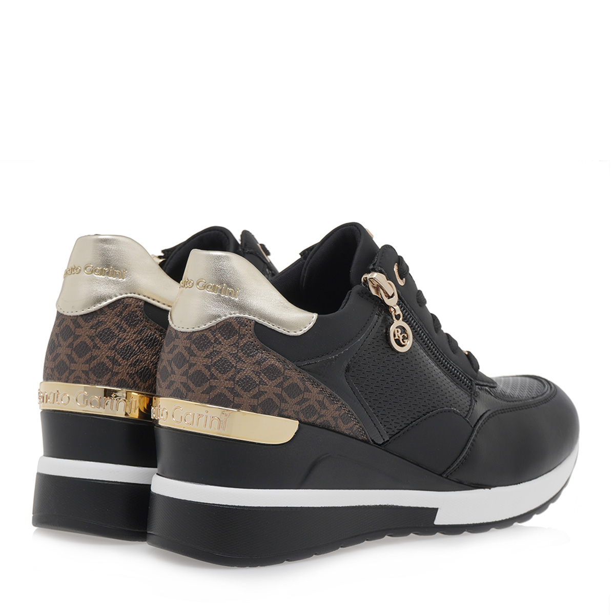 Γυναικείο sneaker σε μαύρο χρώμα Renato Garini Τ119R0523Κ72 Collection FW2024