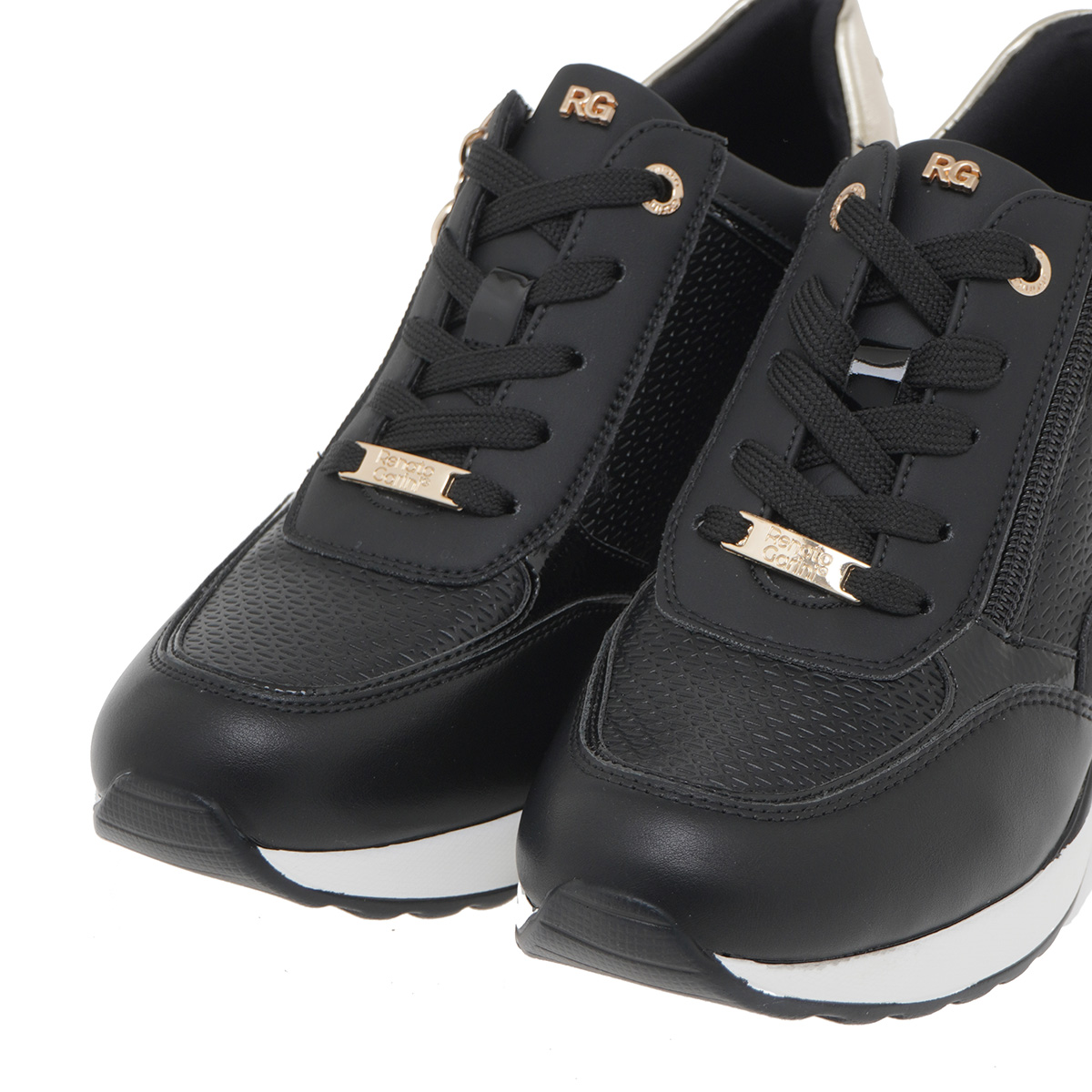 Γυναικείο sneaker σε μαύρο χρώμα Renato Garini Τ119R0523Κ72 Collection FW2024