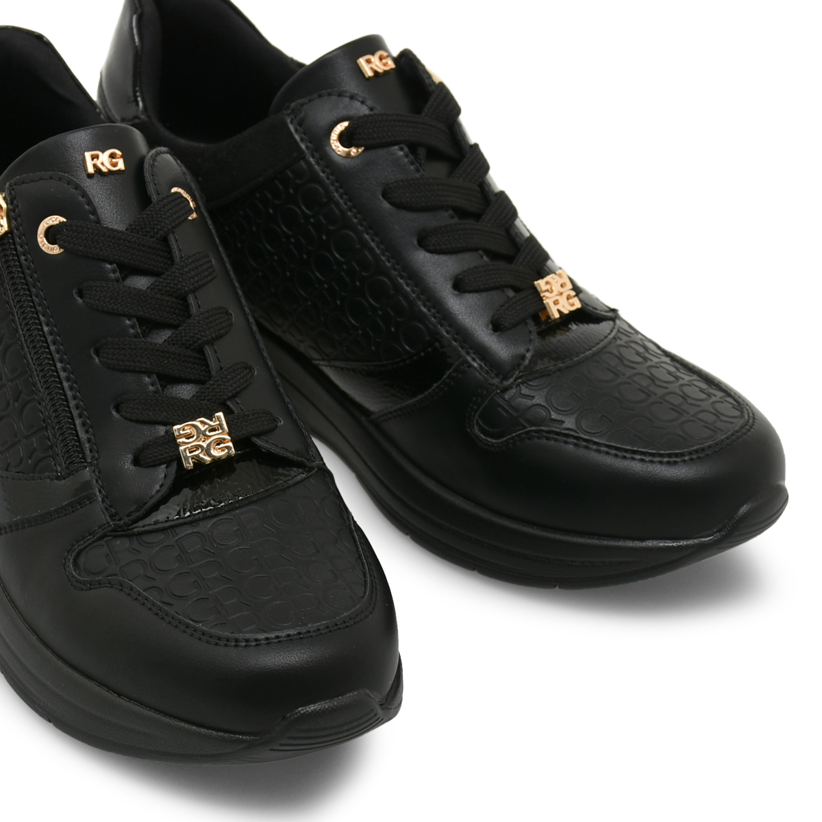 Γυναικείο sneaker σε μαύρο χρώμα Renato Garini  Τ119R852252V Collection FW2024