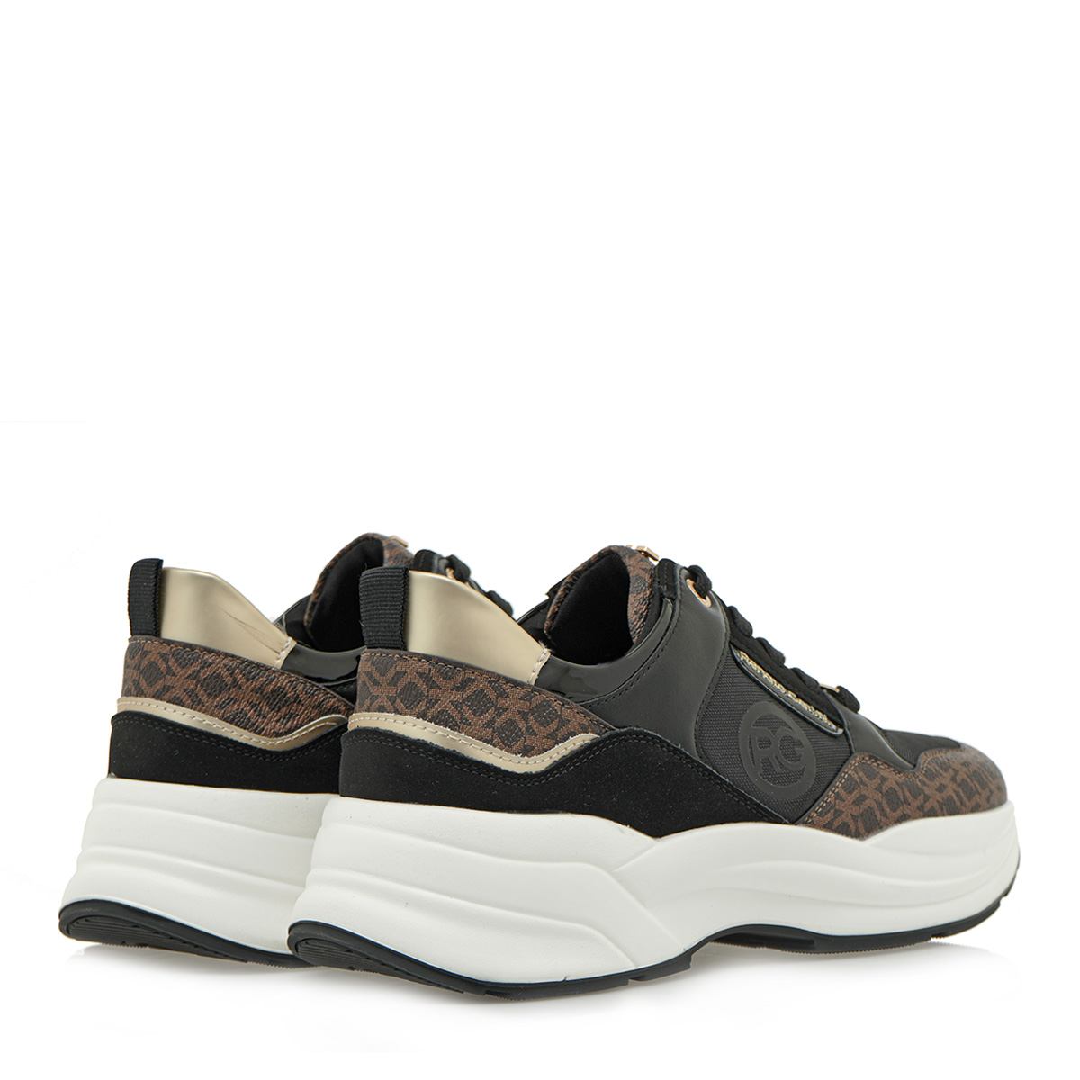 Γυναικείο sneaker σε μάυρο χρώμα Renato Garini  Τ119R6642Κ72 Collection FW2024