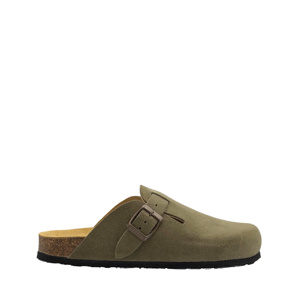 Γυναικεία  παντόφλα δέρμα Plakton  181539 ΒLΟGG