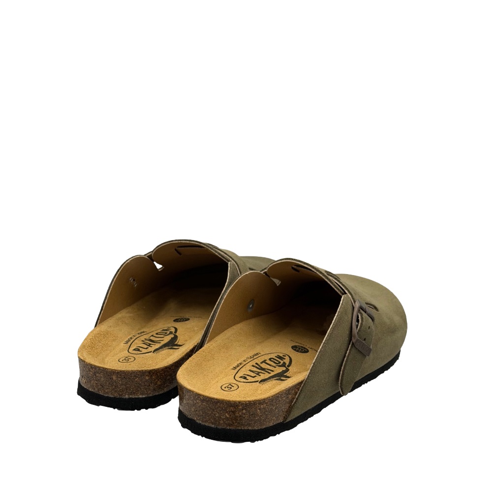 Γυναικεία  παντόφλα δέρμα Plakton  181539 ΒLΟGG