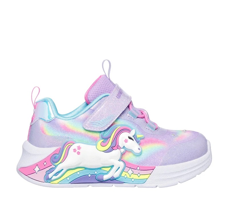 Skechers Sneaker για κορίτσι με φωτάκια UNICORN CHASER 302298N/LVMT Collection FW2024