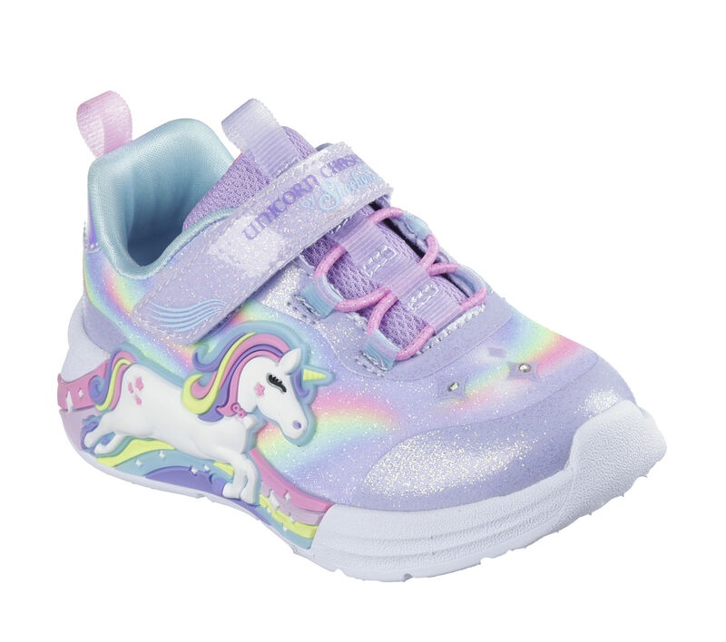 Skechers Sneaker για κορίτσι με φωτάκια UNICORN CHASER 302298N/LVMT Collection FW2024