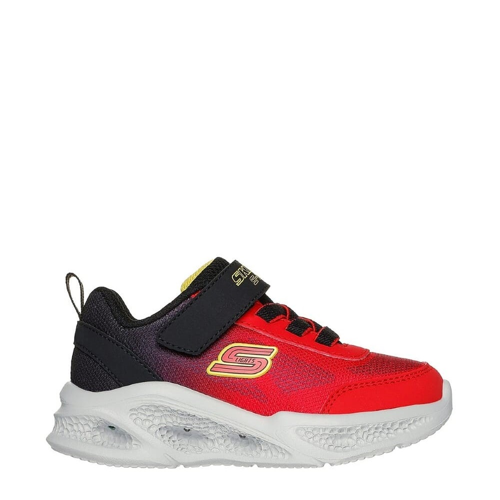 Skechers παιδικά αθλητικά sneaker  με φωτάκια για αγόρια Κόκκινο 401495N/RDBK Collection FW2024