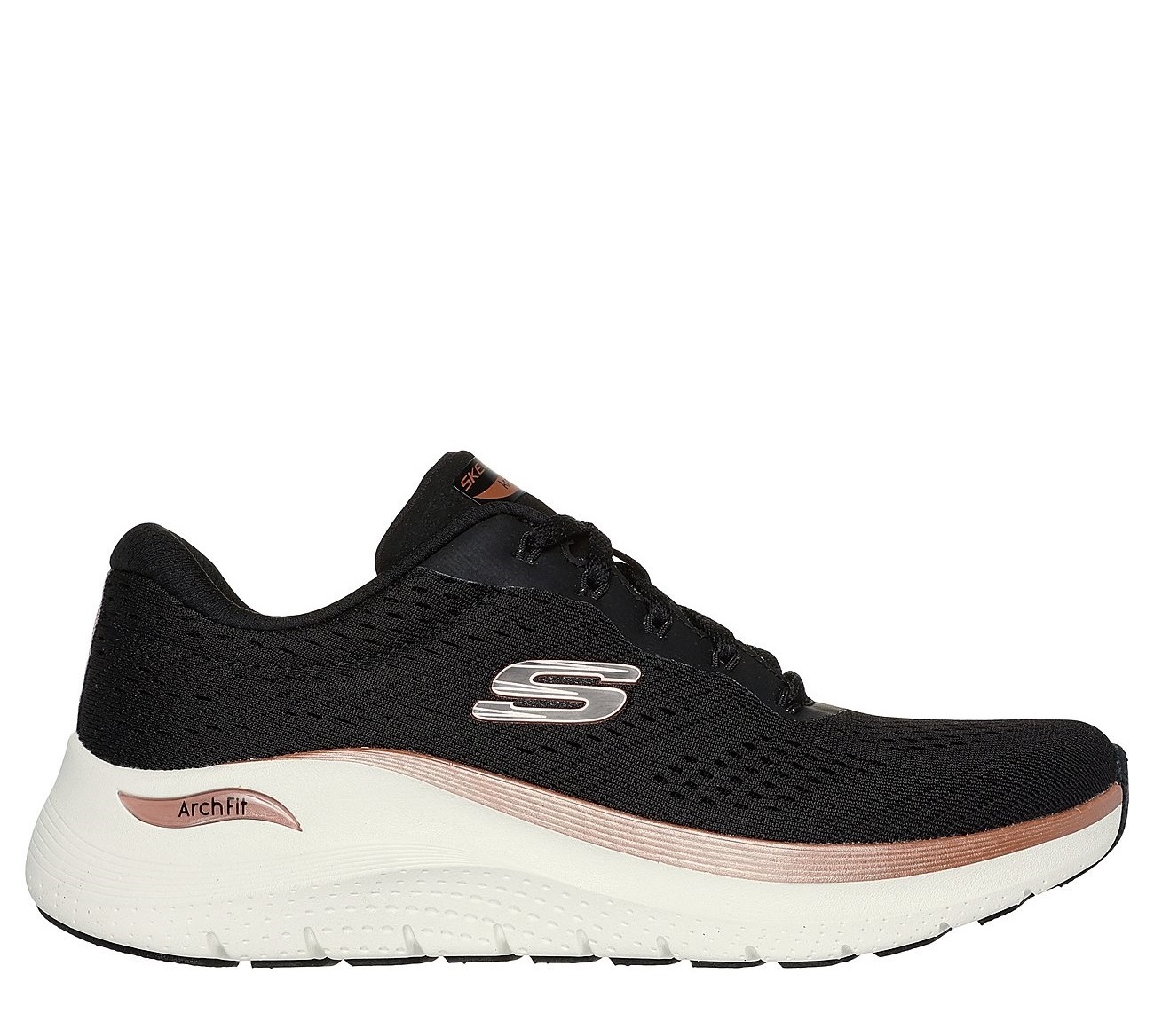 Skechers Arch Fit 2.0 Γυναικεία Sneakers Black Rose Gold 150067/BKRG Collection FW2024