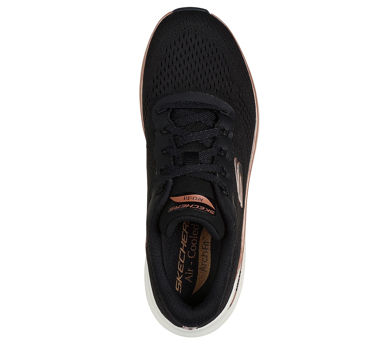 Skechers Arch Fit 2.0 Γυναικεία Sneakers Black Rose Gold 150067/BKRG Collection FW2024