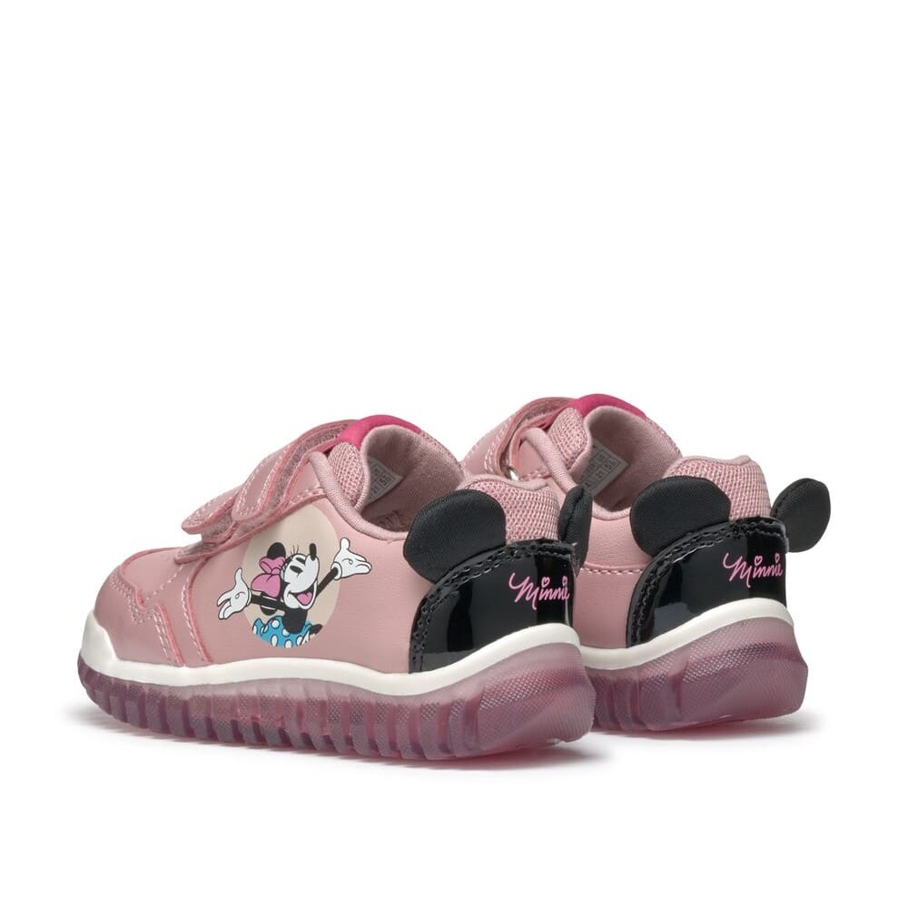 Sneaker με φωτάκια Minnie σε ροζ χρώμα Geox  Β4661Β 0ΑJ02 C8179 Collection FW2024