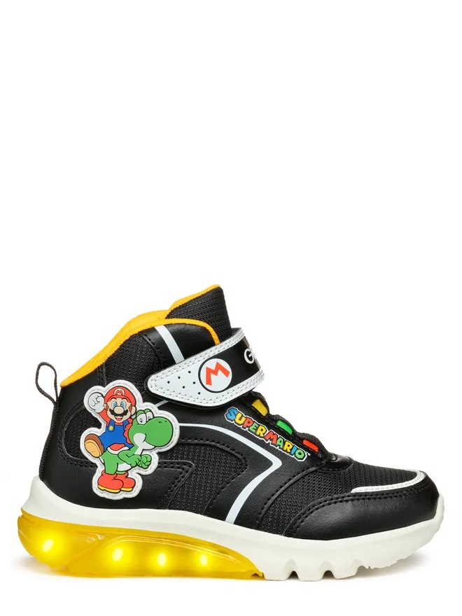 Sneaker μποτάκι με φωτάκια Super Mario Geox  J46LΒJ 054FU C0054 Collection FW2024