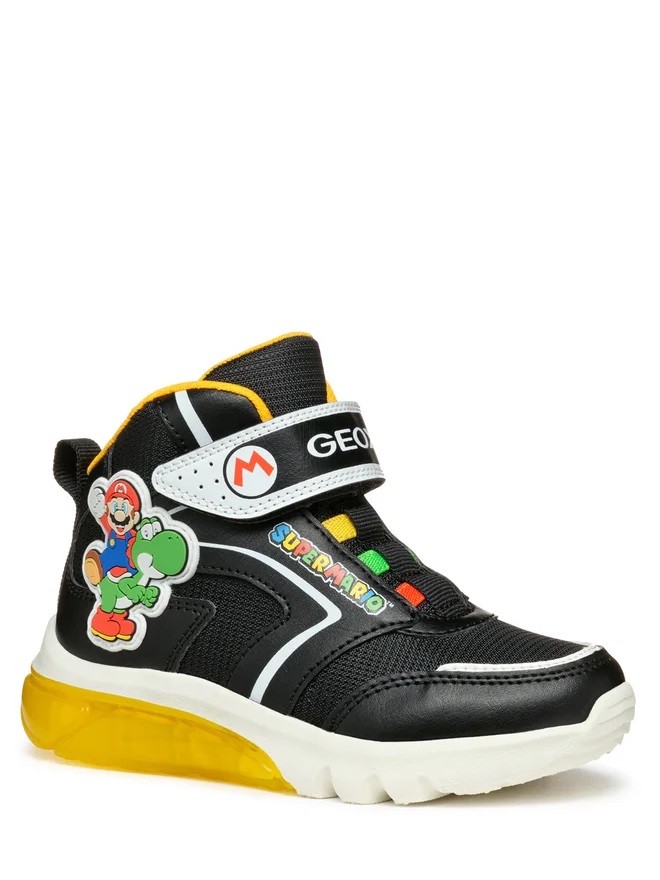 Sneaker μποτάκι με φωτάκια Super Mario Geox  J46LΒJ 054FU C0054 Collection FW2024