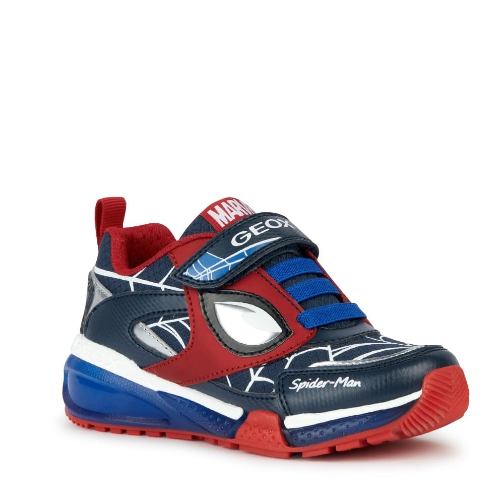 Sneaker για αγόρι με φωτάκια Spiderman  J36FΕD 0FUCΕ C0833 Collection FW2024