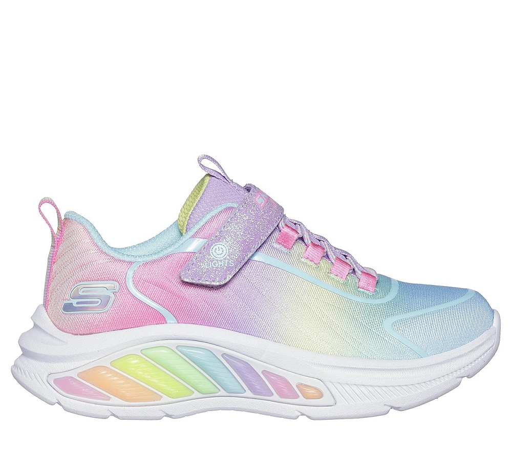 Αθλητικά με φωτάκια SKECHERS κορίτσι RAINBOW CRUISERS – ΠΟΛΥΧΡΩΜΟ  303721L/LVΜΤ