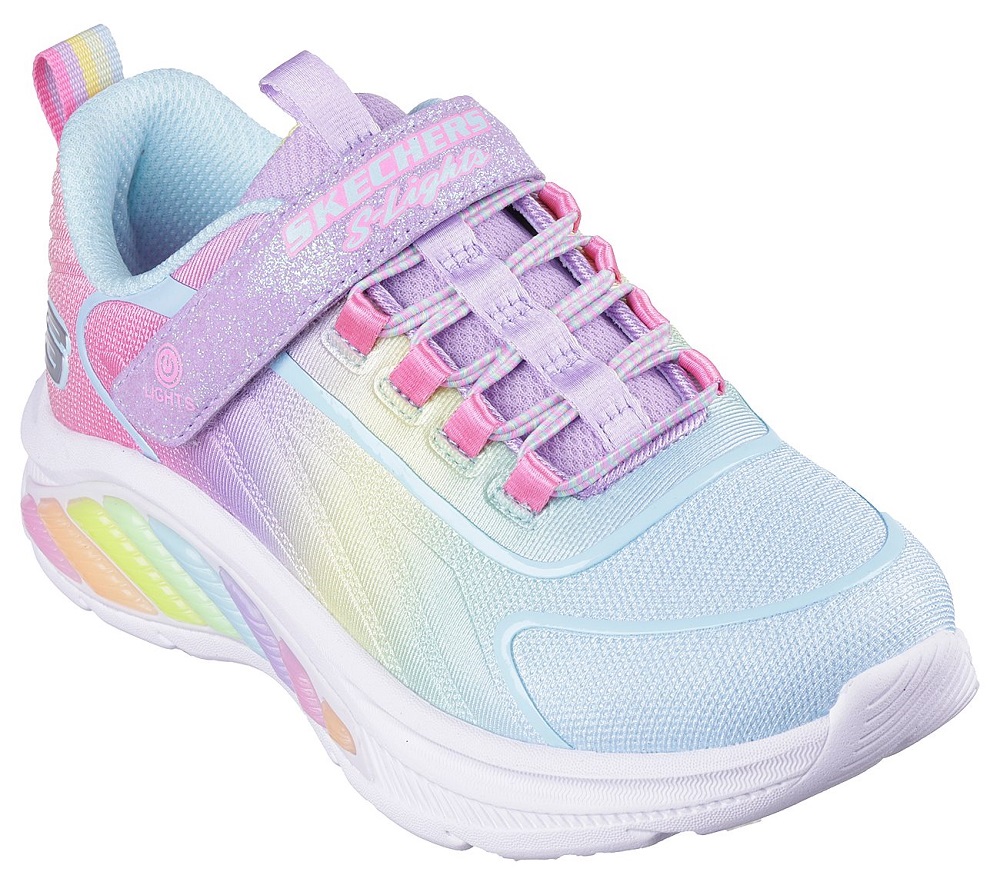 Αθλητικά με φωτάκια SKECHERS κορίτσι RAINBOW CRUISERS – ΠΟΛΥΧΡΩΜΟ  303721L/LVΜΤ