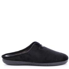 Ανδρική  χειμερινή παντόφλα σε μαύρο χρώμα Adams Shoes  1-624-24503-19