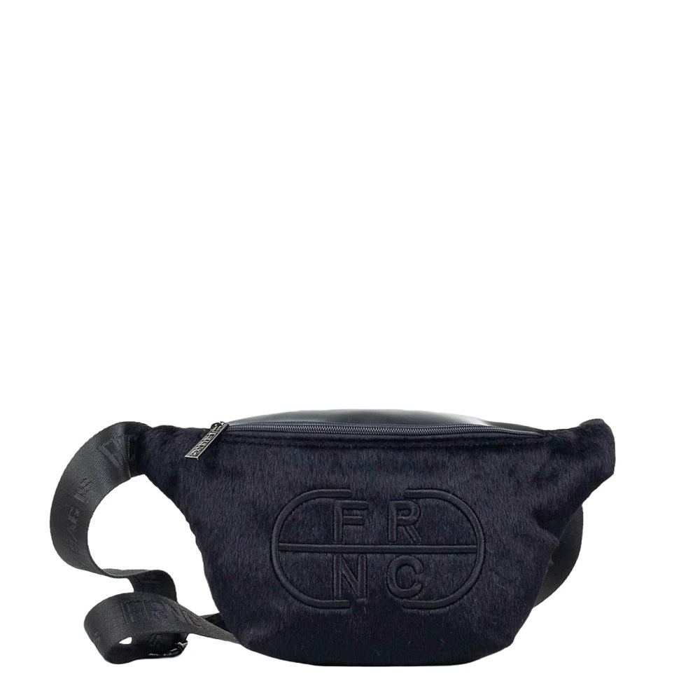 Γυναικείο Belt bag Σε Χρώμα Μαύρο Πόνυ FRNC 5100 BLK