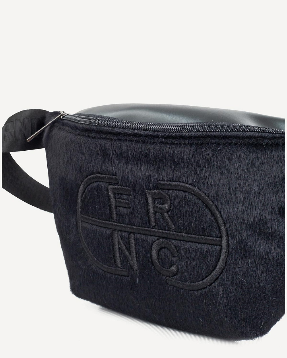 Γυναικείο Belt bag Σε Χρώμα Μαύρο Πόνυ FRNC 5100 BLK