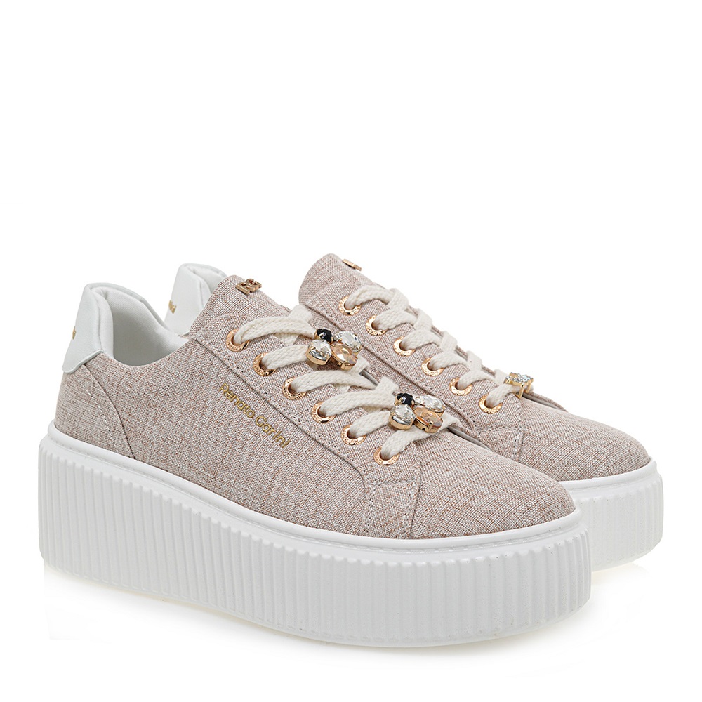 Γυνακείο Sneaker σε μπέζ χρώμα Renato Garini  U119R12932Ι5  Collection SS2025