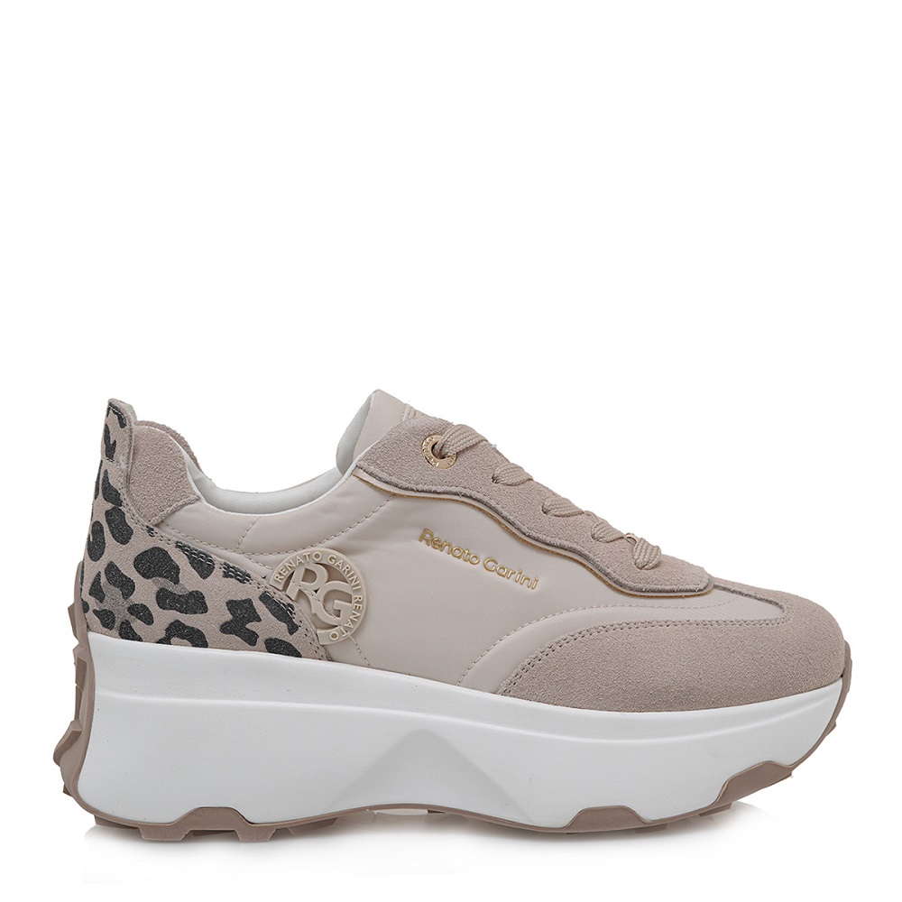 Γυναικείο sneaker σε μπέζ χρώμα Renato Garini  U119R534327L  Collection SS2025