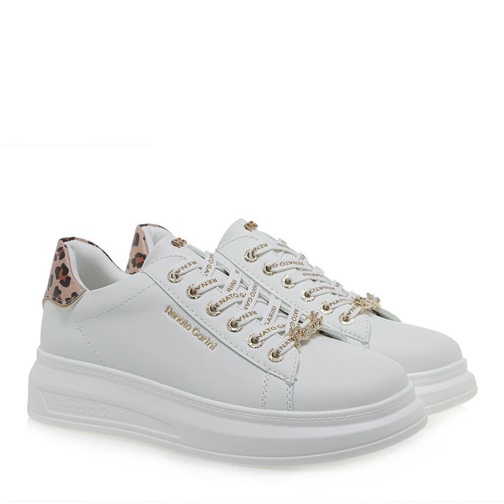 Γυναικείο Sneaker σε άσπρο χρώμα Renato Garini  U119R573226L Collection SS2025