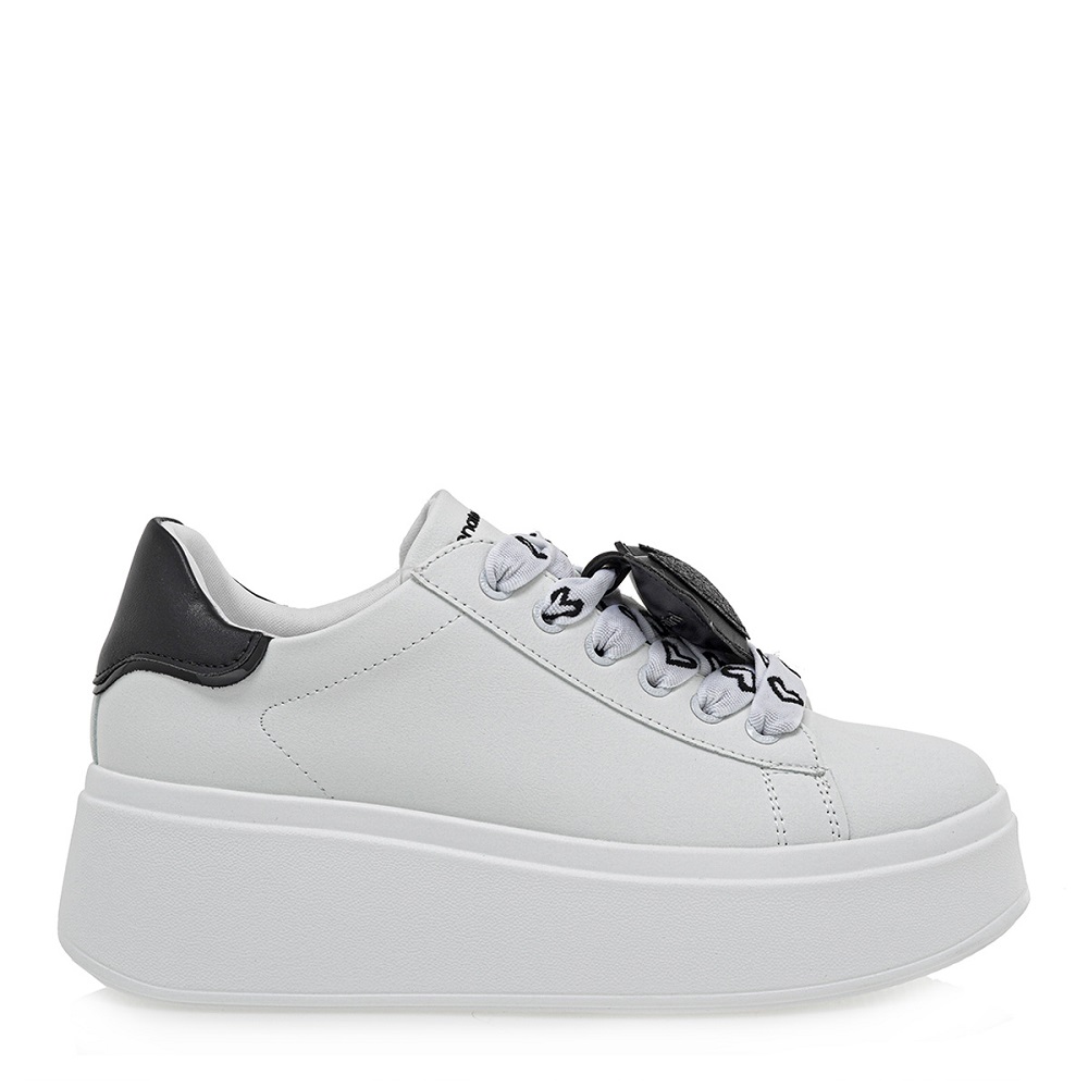 Γυναικείο sneaker σε άσπρο χρώμα Renato Garini  U119R0143483   Collection SS2025