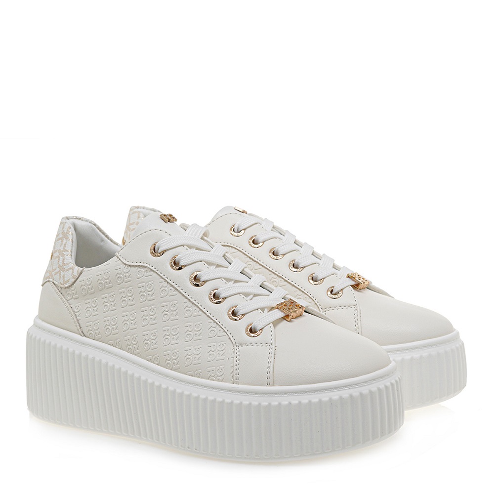 Γυναικείο sneaker σε άσπρο χρώμα Renato Garini  U119R0183Χ96 Collection SS2025