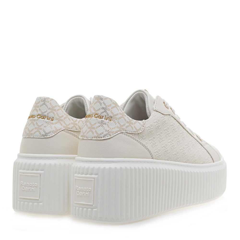 Γυναικείο sneaker σε άσπρο χρώμα Renato Garini  U119R0183Χ96 Collection SS2025