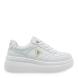 Γυναικείο sneaker  σε άσπρο χρώμα Renato Garini  U119R1783677  Collection SS2025-0