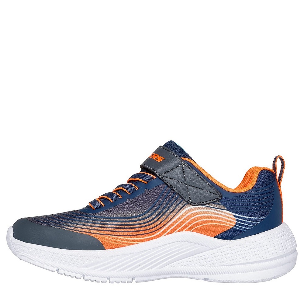 Skechers Παιδικά Αθλητικά Sneaker Microspec Advance 403926L/NVOR Μπλε