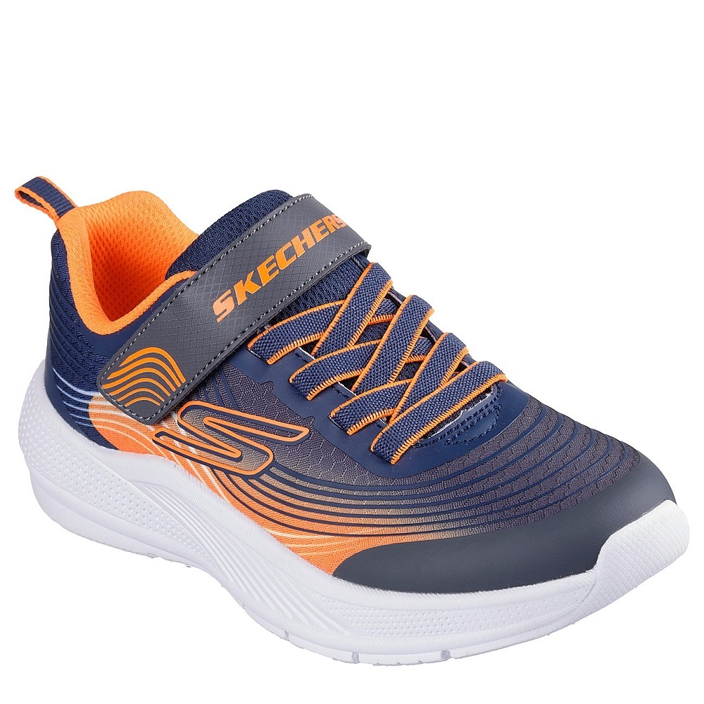 Skechers Παιδικά Αθλητικά Sneaker Microspec Advance 403926L/NVOR Μπλε