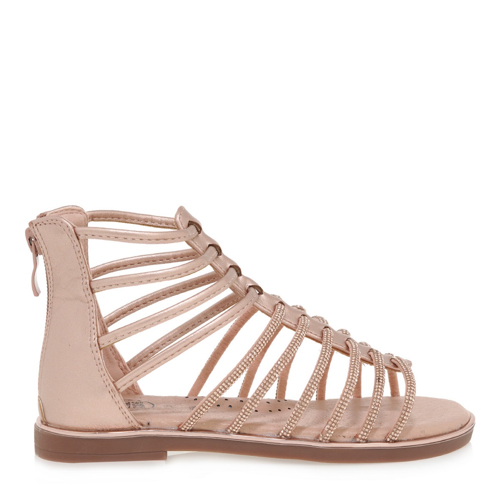 Παιδικό πέδιλο για κορίτσι σε Rosegold χρώμα EXE Kids  UΑ21U426137Μ