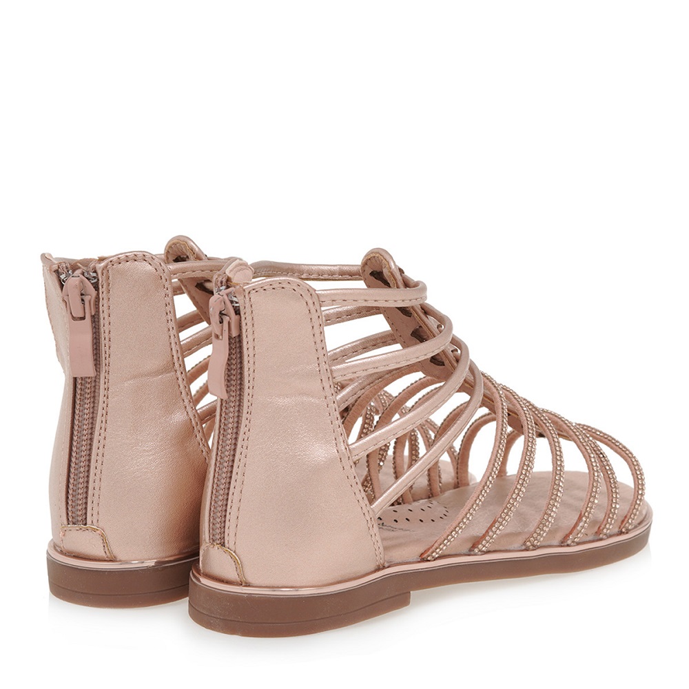 Παιδικό πέδιλο για κορίτσι σε Rosegold χρώμα EXE Kids  UΑ21U426137Μ
