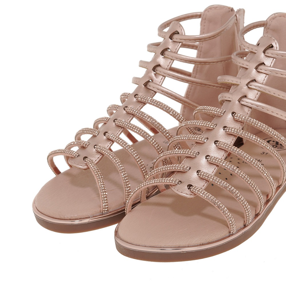 Παιδικό πέδιλο για κορίτσι σε Rosegold χρώμα EXE Kids  UΑ21U426137Μ