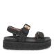 Γυναικείο πέδιλο flatform σε μπέζ ψάθα  EXE  U420Α252366G  Collection SS2025-0
