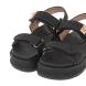 Γυναικείο πέδιλο flatform σε μπέζ ψάθα  EXE  U420Α252366G  Collection SS2025-3