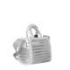 Γυναικεία τσάντα crossbody,χιαστί,ώμου σε ασημί χρώμα FRNC 4630 SLV Collection SS2025-1