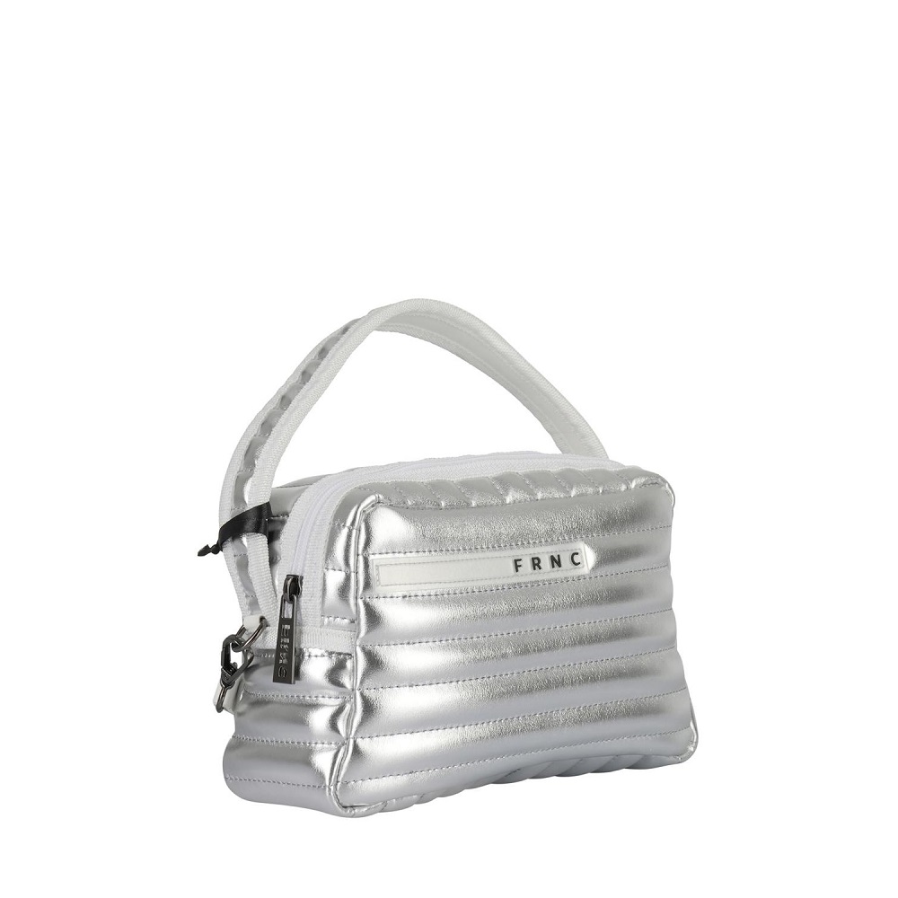 Γυναικεία τσάντα crossbody,χιαστί,ώμου και χειρός FRNC 4634 SLV