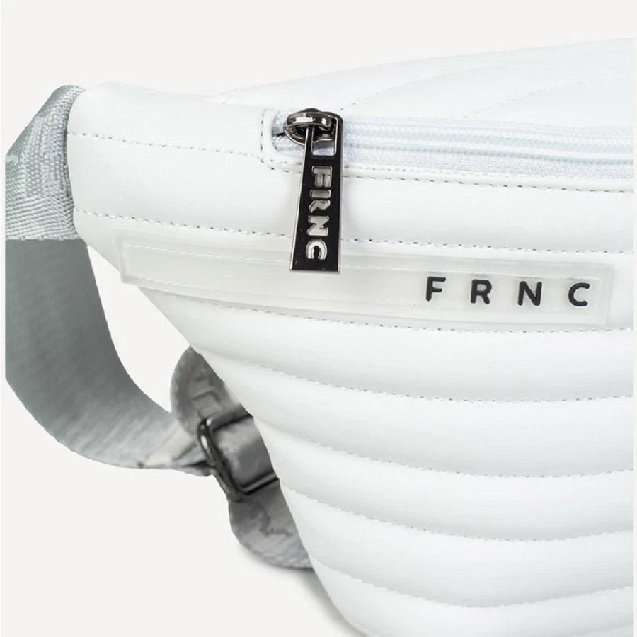 FRNC Γυναικεία Τσάντα Water Repellent  White 4640 BLK