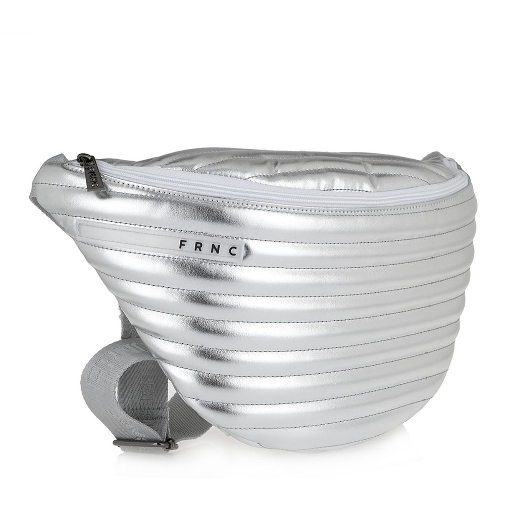 FRNC Γυναικεία Τσάντα Water Repellent Silver  4641 SLV