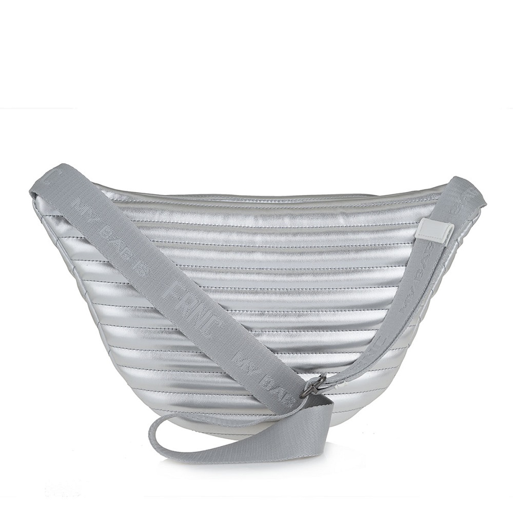 FRNC Γυναικεία Τσάντα Water Repellent Silver  4641 SLV