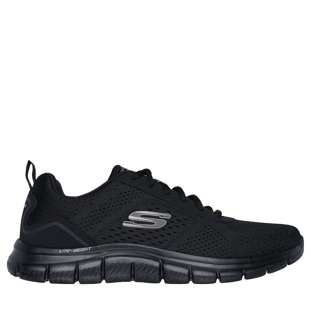 Ανδρικό sneaker  σε μαύρο χρώμα SKECHERS Track - Leshur 232758-BBK Collection SS2025